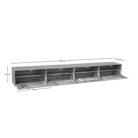 Starfurn tv meubel vision - 30x200x35 cm - Image 5