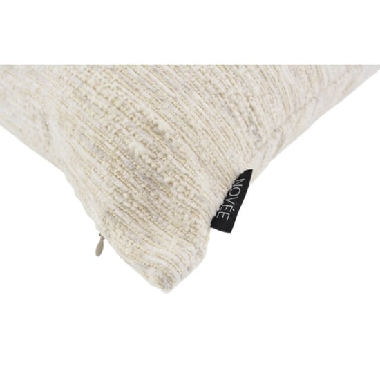 NOVÉE Chenille crème/beige kussenhoes | | polyester - Image 2