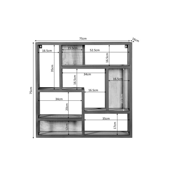 Starfurn wandrek dakota - 16x75x75 cm - Image 4