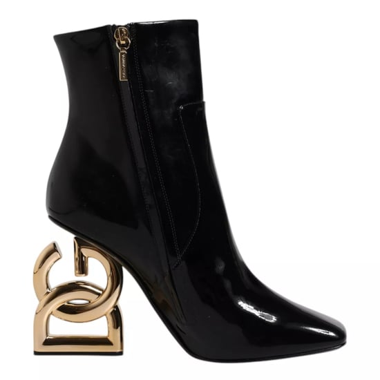 Dolce & Gabbana Zwarte Jackie Leren Enkellaarsjes Mid Calf - Image 1