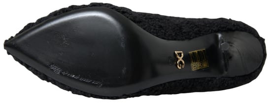 Dolce & Gabbana Svart Stiletto Klackmidi Stövlar - Image 4