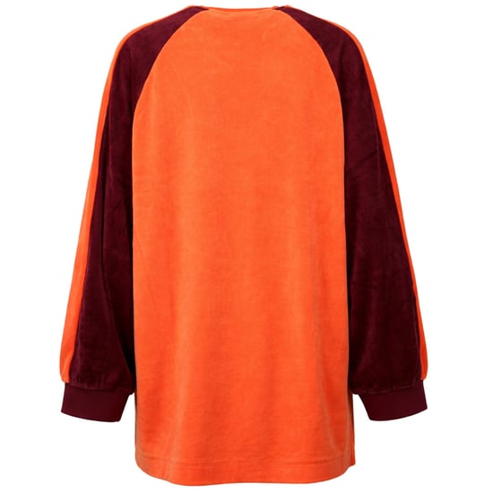 Puma x Rihanna Fenty Velour Womens Orange Sweater - Image 2