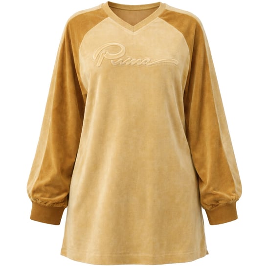 Puma x Rihanna Fenty Velour Womens Brown Sweater - Image 1