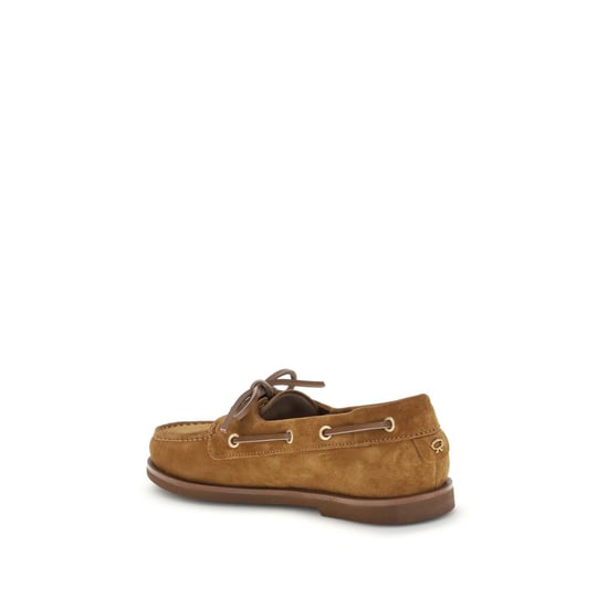 Gianvito Rossi Bruine Kalfsleren Bos Taurus Instaploafers - Image 3