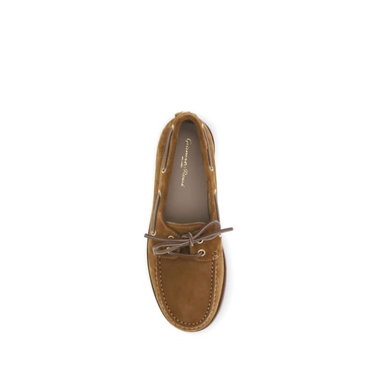 Gianvito Rossi Bruine Kalfsleren Bos Taurus Instaploafers - Image 4