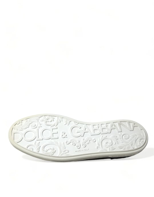 Dolce & Gabbana Blauwe Suède Caiman Heren Instappers Slippers Schoenen - Image 6