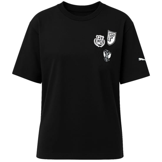 Puma x Rihanna Fenty Crew Neck Womens Black T-Shirt - Image 1