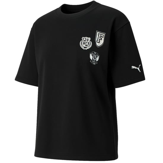 Puma x Rihanna Fenty Crew Neck Womens Black T-Shirt - Image 2