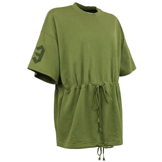Puma x Rihanna Fenty Drawstring Graphic Womens Green T-Shirt - Image 2