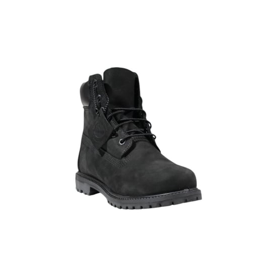 Timberland Zwarte Leren Veterschoenen - Image 2