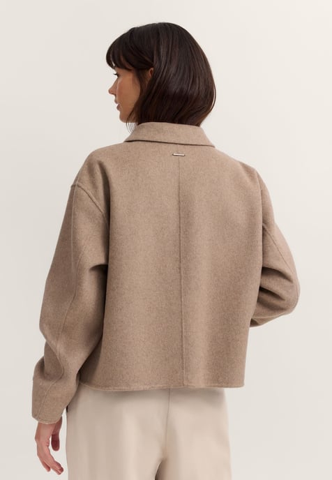 Bugatti Damen Jas in overshirt-stijl met wolmix - Image 2