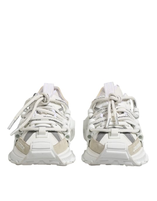 Dolce & Gabbana Witte Grijze Lage Ruimte Sneakers Schoenen - Image 2