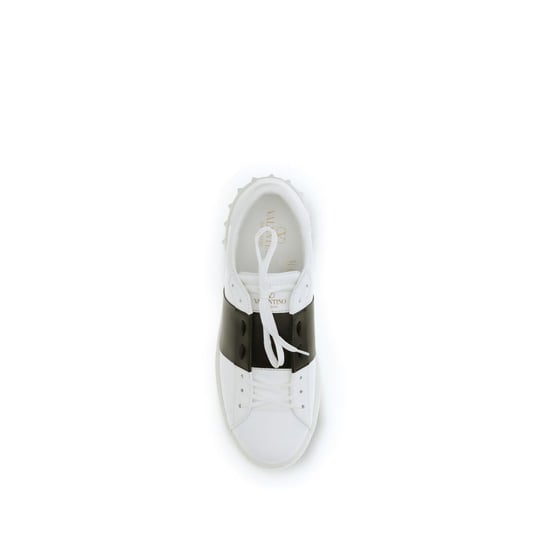 Valentino Garavani Witte Kalfslederen Bos Taurus Lage Sneakers - Image 4
