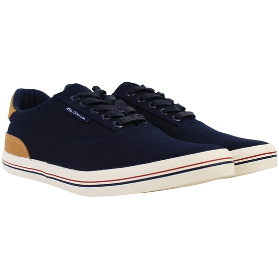 Ben Sherman Lester Mens Navy Plimsolls - Image 2