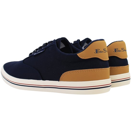 Ben Sherman Lester Mens Navy Plimsolls - Image 3