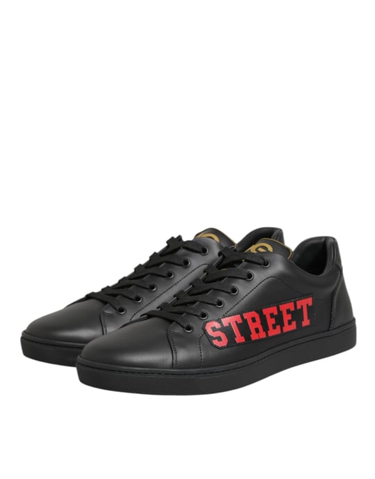 Dolce & Gabbana Black Street Life Lage Heren Sneakers Shoes - Image 2