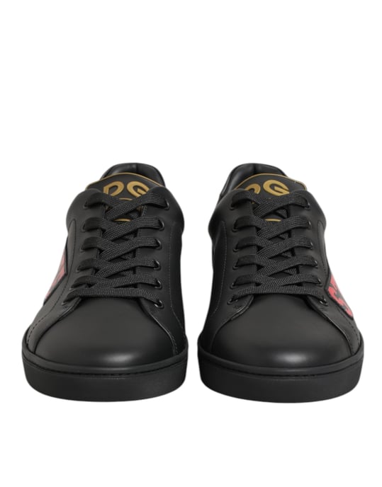 Dolce & Gabbana Black Street Life Lage Heren Sneakers Shoes - Image 3