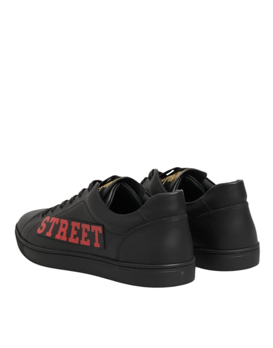 Dolce & Gabbana Black Street Life Lage Heren Sneakers Shoes - Image 5