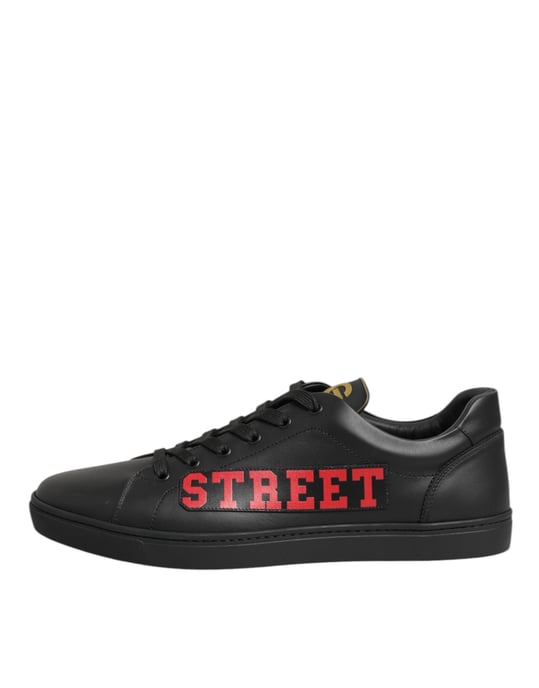Dolce & Gabbana Black Street Life Lage Heren Sneakers Shoes - Image 6