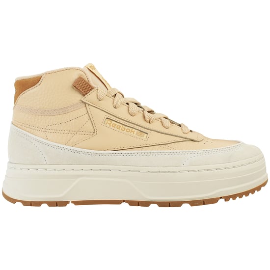 Reebok Club C Geo Mid Womens Pink Trainers - Image 1