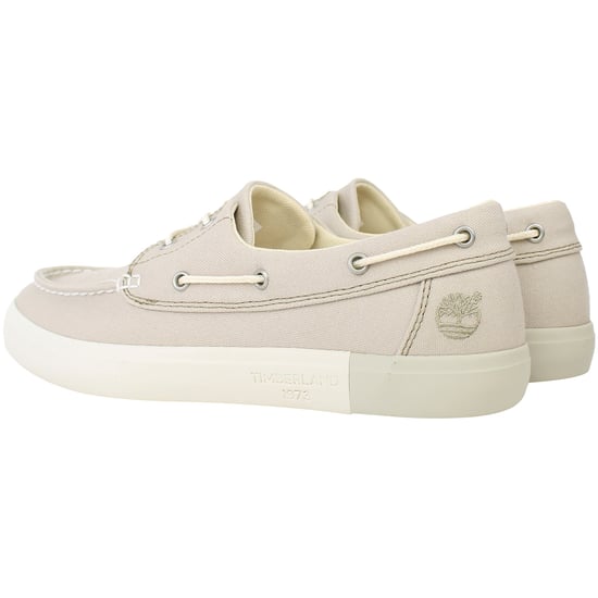 Timberland Newport Bay 2 Mens Beige Boat Shoes - Image 3