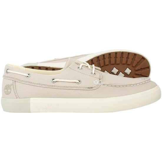Timberland Newport Bay 2 Mens Beige Boat Shoes - Image 4