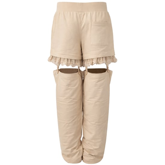 Puma x Rihanna Fenty Suspenders Womens Beige Track Pants - Image 2