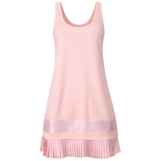 Puma x Rihanna Fenty Pleated Hem Womens Pink Tank Top - Image 1