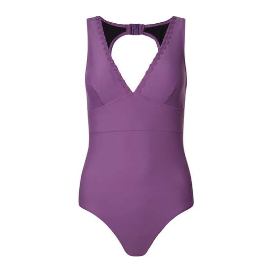 Katerina Womens One Piece Mesh Lined Swimsuit - Orchid - Image 5