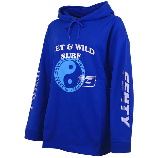 Puma x Rihanna Fenty Logo Womens Blue Hoodie - Image 3