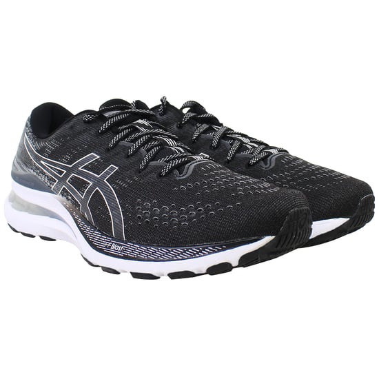 Asics Gel-Kayano 28 Womens Black/White Running Shoes - Image 2