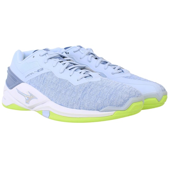 Mizuno Wave Stealth Neo Womens Grey Handball Shoes - Image 2