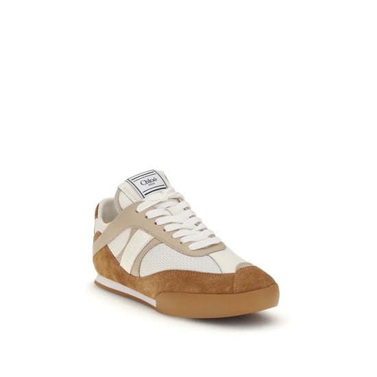 Chloé Bruine Kalfsleer Bos Taurus Atletische Sneakers - Image 2