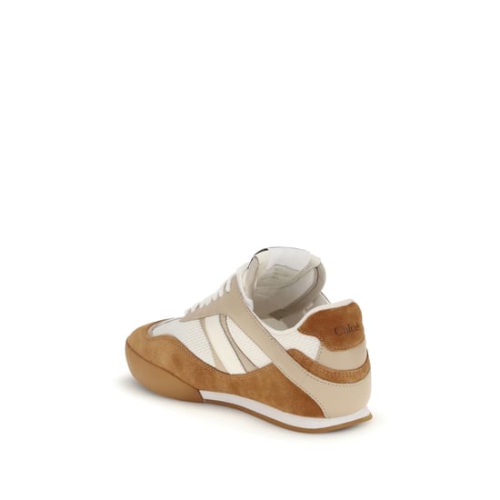 Chloé Bruine Kalfsleer Bos Taurus Atletische Sneakers - Image 3