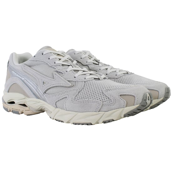 Mizuno Wave Rider 10 Mens Grey Trainers - Image 2
