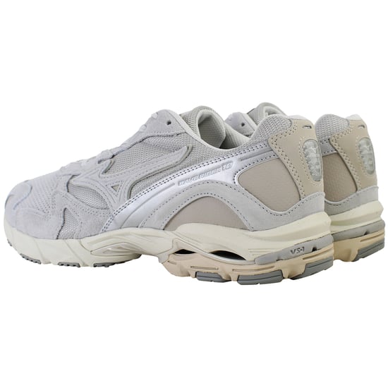 Mizuno Wave Rider 10 Mens Grey Trainers - Image 3