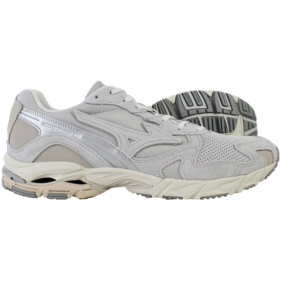 Mizuno Wave Rider 10 Mens Grey Trainers - Image 4