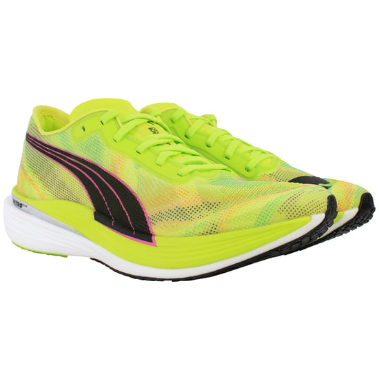 Puma Deviate Nitro Elite 2 Rush Mens Green Running Shoes - Image 2
