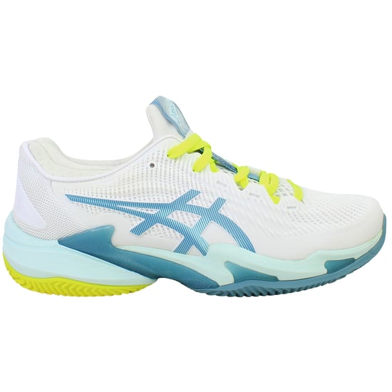 Asics Court FF 3 Clay Womens White Tennis Shoes - Image 1