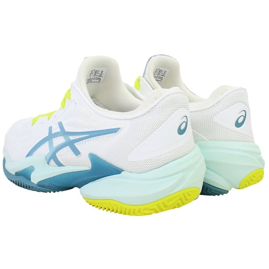 Asics Court FF 3 Clay Womens White Tennis Shoes - Image 3