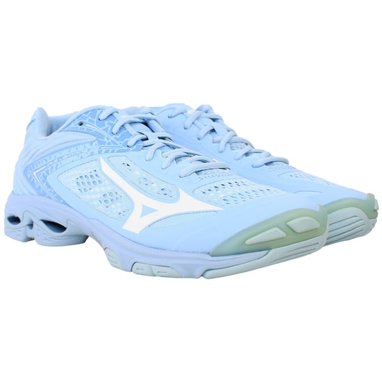 Mizuno Wave Lightning Z5 Womens Blue Volleyball Shoes - Image 2