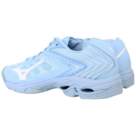 Mizuno Wave Lightning Z5 Womens Blue Volleyball Shoes - Image 3