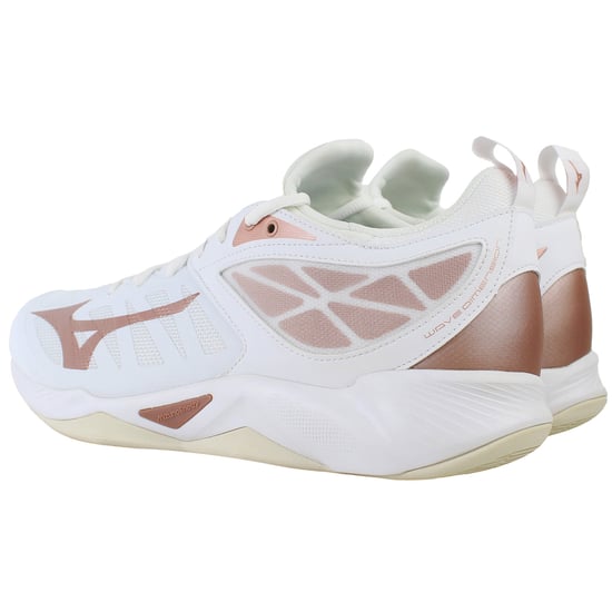 Mizuno Wave Dimension Womens White Volleyball Shoes - Image 3