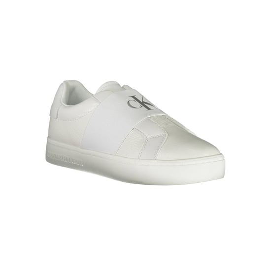 Calvin Klein Bianco Läder Sneaker för Kvinna - Image 2