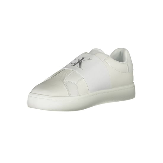 Calvin Klein Bianco Läder Sneaker för Kvinna - Image 3