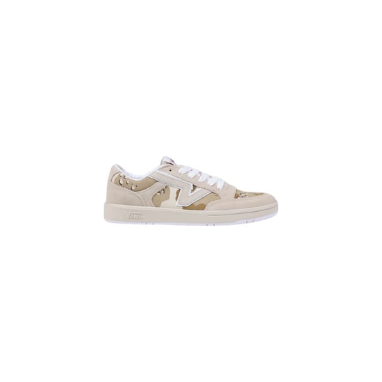 Vans Beige Suede Leather Low Top Sneakers - Image 1