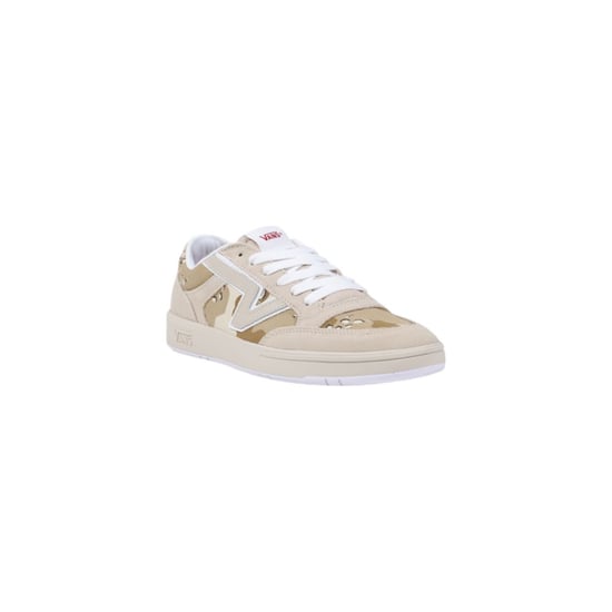 Vans Beige Suede Leather Low Top Sneakers - Image 2