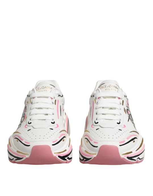 Dolce & Gabbana Multicolor Handgeschilderde DAYMASTER Sneakerschoenen - Image 4