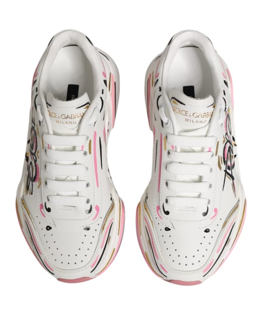Dolce & Gabbana Multicolor Handgeschilderde DAYMASTER Sneakerschoenen - Image 5