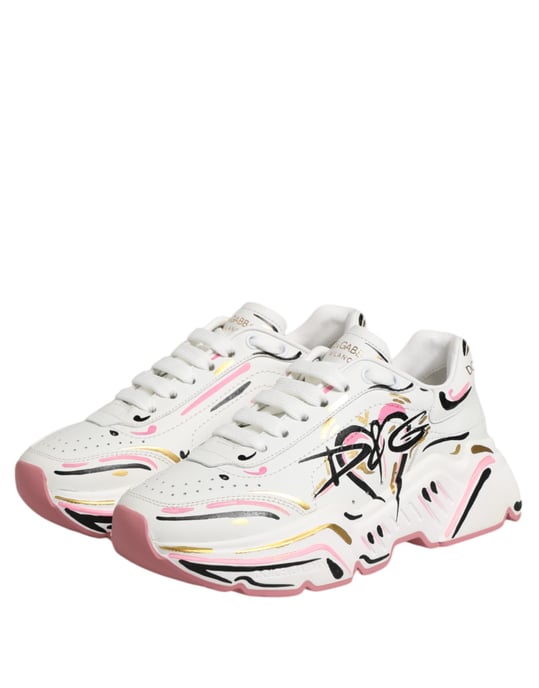 Dolce & Gabbana Multicolor Handgeschilderde DAYMASTER Sneakerschoenen - Image 6